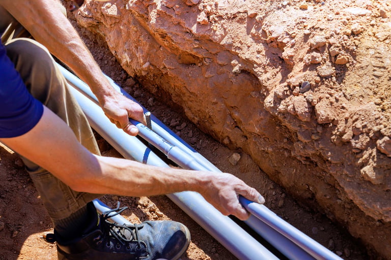 Irrigation system installation